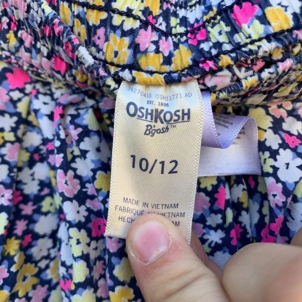 girls size 10/12 flowy floral skirt